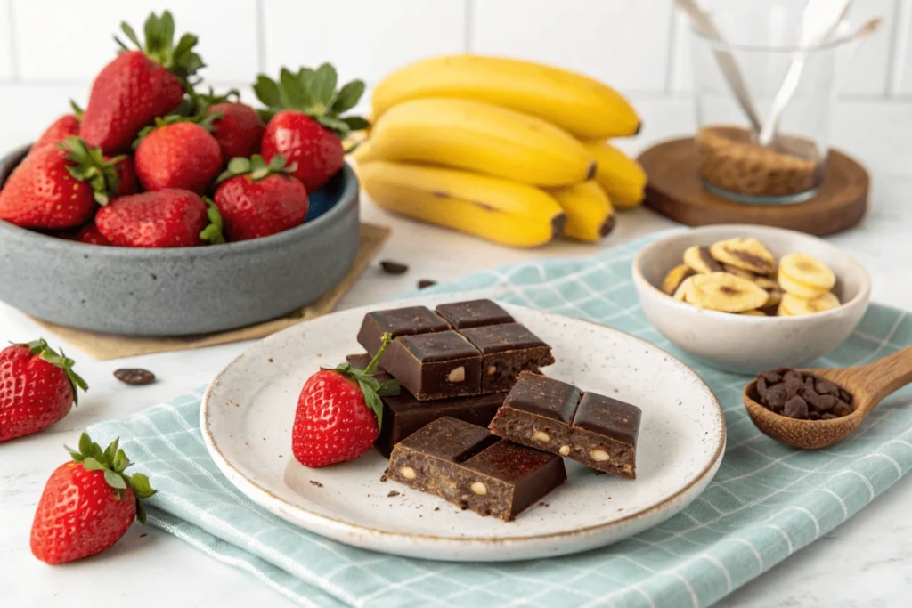 Dubai Chocolate with Fresh Fruits for a Balanced Diet