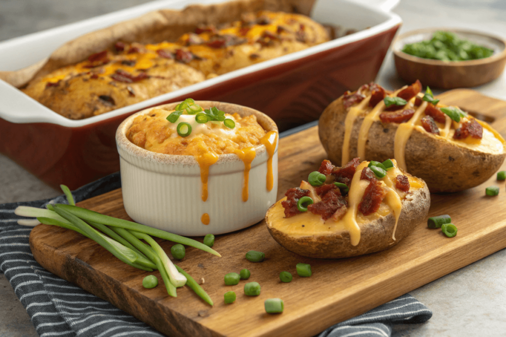 Creative ways to use leftover smoked queso, drizzled over baked potatoes and casseroles