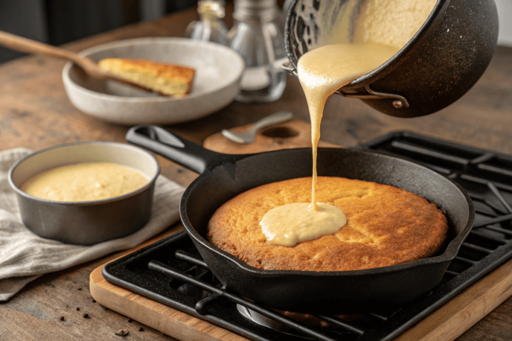 Step-by-Step Southern Cornbread Recipe Preparation